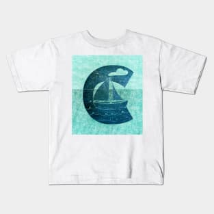 Sail Across the C Kids T-Shirt